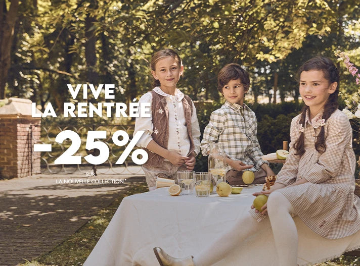 Vive la Rentrée : -25% sur la nouvelle collection